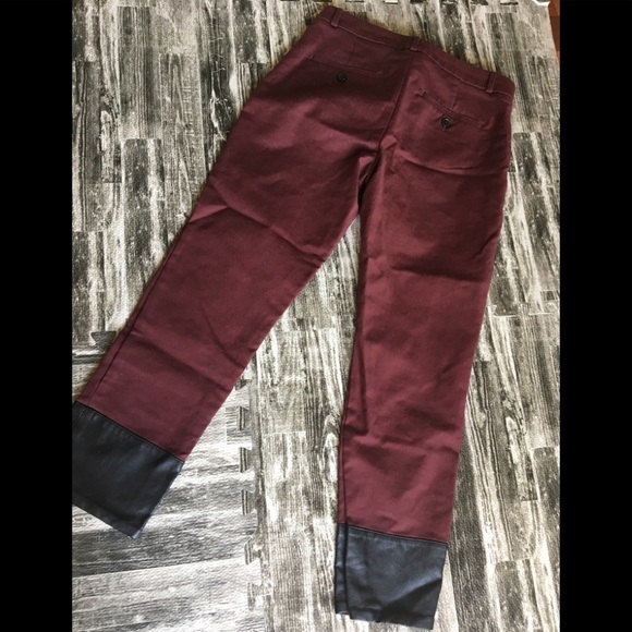 Banana Republic Burgundy Cotton Khakis - Picture 7 of 7